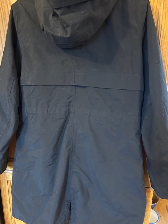 Helly Hansen Black Hooded Parka Jacket - Picture 3 of 5